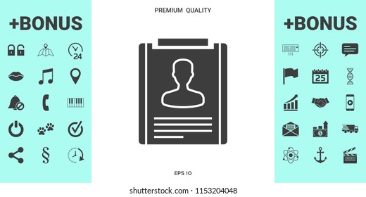 Resume icon symbol