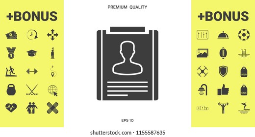 Resume icon symbol