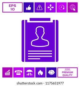 Resume icon symbol