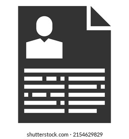 Ilustración de vectores de iconos de reanudación .