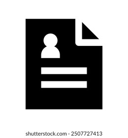 Resume icon vector illustration graphic design