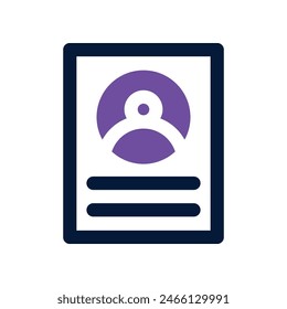 resume icon. vector mixed icon for your website, mobile, presentation, and logo design.