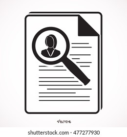 Resume icon web