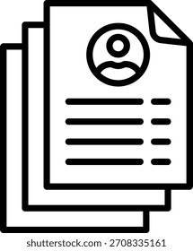 Resume Icon For Your Project
