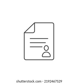 Resume icons  symbol vector elements for infographic web