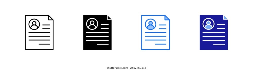 Vector de conjunto de iconos de estilo múltiple