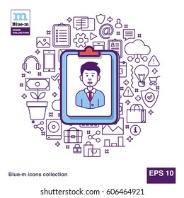 Resume on tablet full color