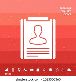 Resume symbol icon