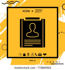 Resume symbol icon