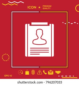 Resume symbol icon