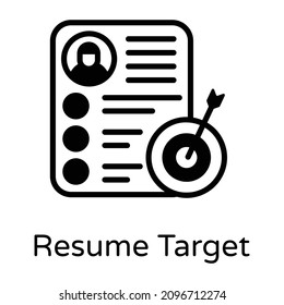 Resume Target and Head hunting