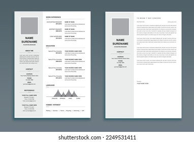 Resume Template, Resume Template Word, Resume Template Modern, Resume Template with Photo