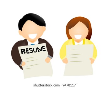Resume - Vector Icon