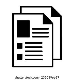 Reanudar icono vectorial que puede modificar o editar fácilmente  

