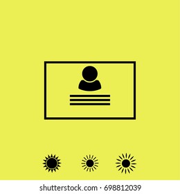 Resume vector illustration