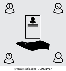 Resume vector illustration