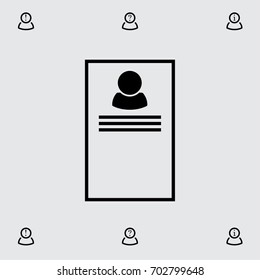 Resume vector illustration