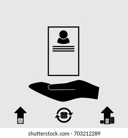 Resume vector illustration