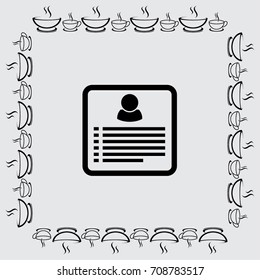 Resume vector illustration