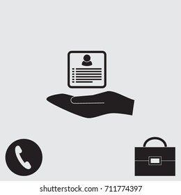 Resume vector illustration