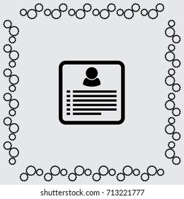 Resume vector illustration