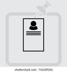 Resume vector illustration