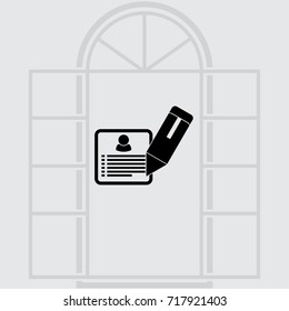 Resume vector illustration