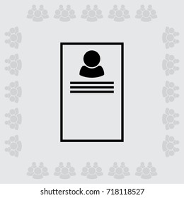 Resume vector illustration