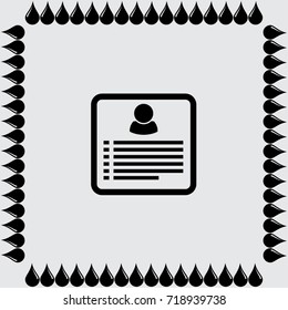 Resume vector illustration