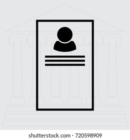 Resume vector illustration