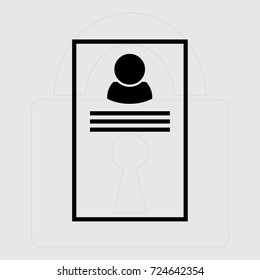 Resume vector illustration