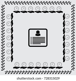 Resume vector illustration