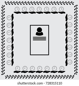 Resume vector illustration
