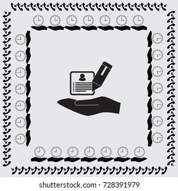 Resume vector illustration