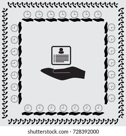 Resume vector illustration
