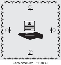 Resume vector illustration