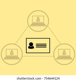 Resume vector illustration