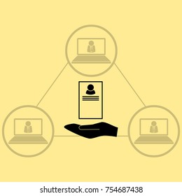 Resume vector illustration
