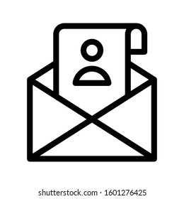 resume vector thin line icon 