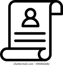 icono de la línea delgada del vector