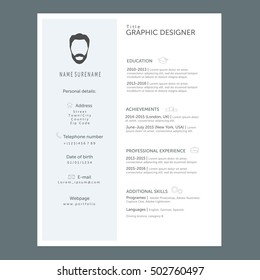 Resume/CV template