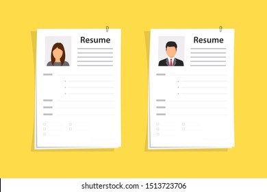 Resumes. CV application. Selecting staff. Searching professional staff. Analyzing personnel resume. Resume form. Recruitment. Concept of employment. Business resume. 