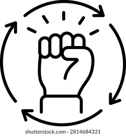 Resurgence Icon, Element For Design