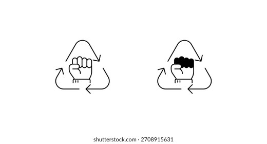 Ícone do conjunto de ressurgência com ilustração de estoque de vetor de fundo branco