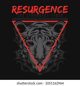 Resurgence Tiger Illustration