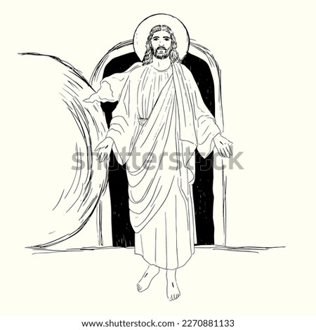 The resurrection of Jesus or resurrection of Christ