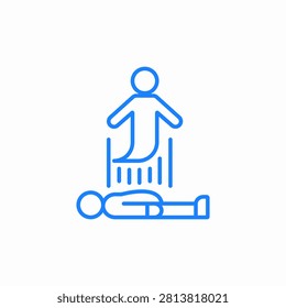 resurrection scene icon sign vector