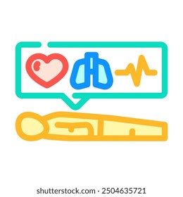 resuscitation ambulance color icon vector. resuscitation ambulance sign. isolated symbol illustration