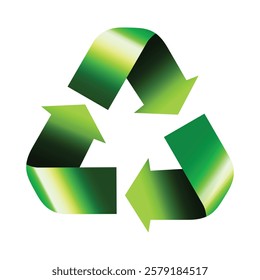 Resycle symbol orgional isolate concepted