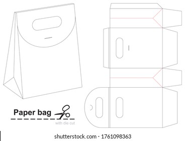 62,347 Illustrator paper bag template Images, Stock Photos & Vectors ...